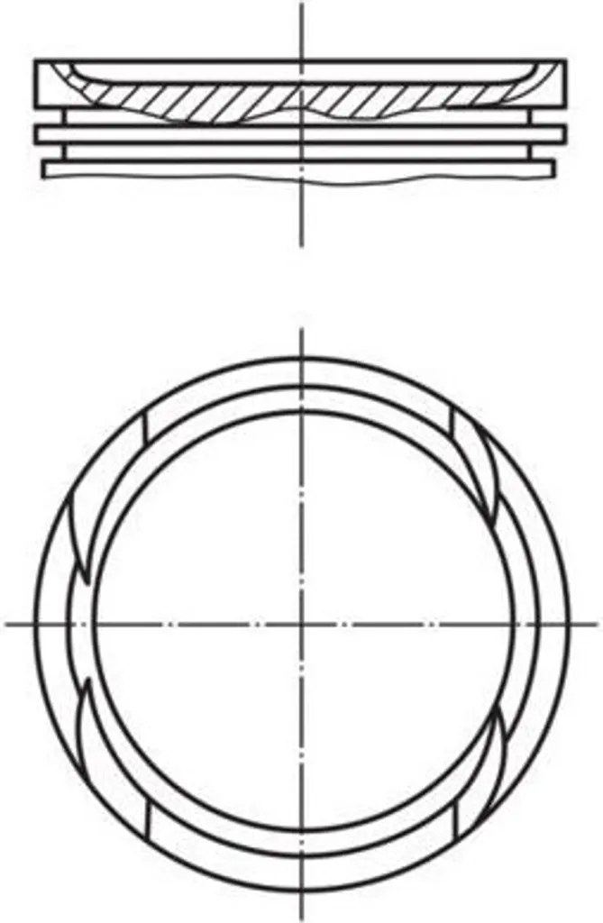 Piston haute durabilité MAHLE 011PI00112002 pour OPEL Adam et Mokka