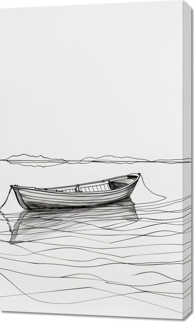 Bild 60x100cm Freiheit auf dem Wasser
