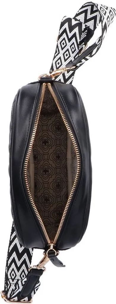 Sac à bandoulière Rieker H1500 noir avec sangle guitare tendance