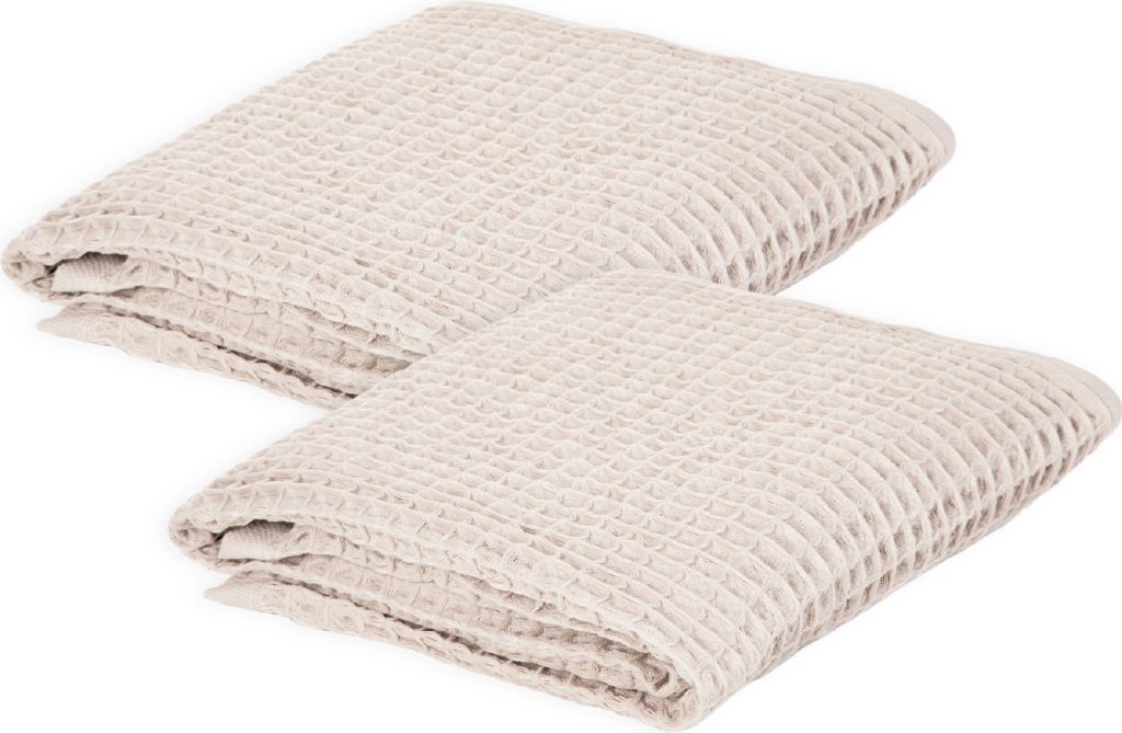 HOMLA Zestaw 2x Ręcznik VAFFEL beżowy 70x130 cm Homla Zdjęcie produktu 