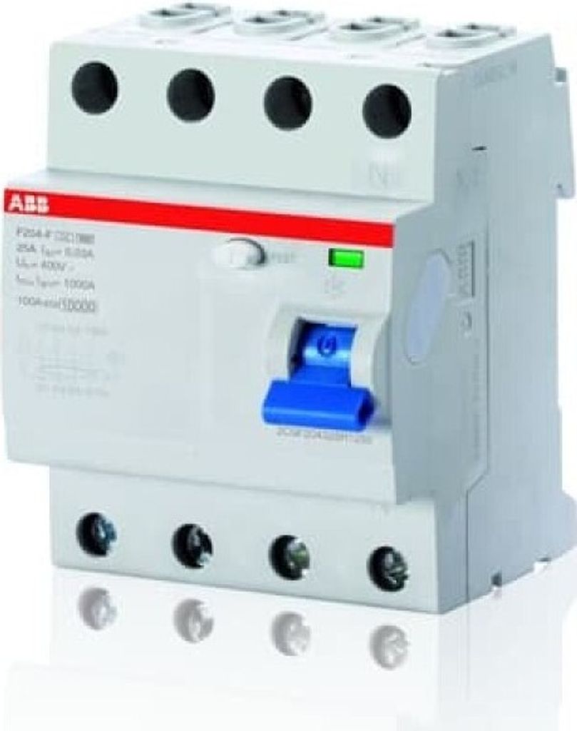 STOTZ-KONTAKT FI-Schutzschalter 4p,Type F, 63A, 30mA F204F-63/0 (2CSF204325R1630)