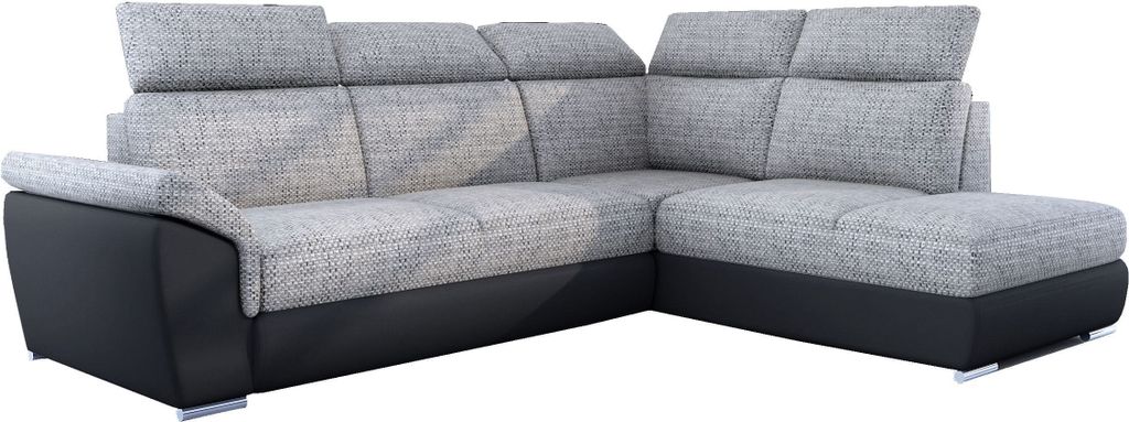 Großes Multifunktionssofa, Ecksofa, Ecksofa mit Schlaffunktion, Bettsofa mit Bettzeugablage, klassischer Stil, L-förmiges Sofa moderne Inneneinri...