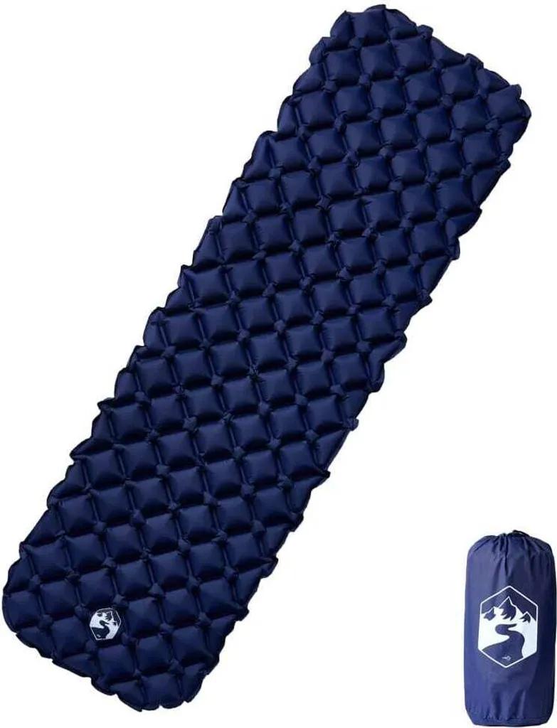Matelas gonflable de bivouac 190x58x6 cm pour Trekking et Alpinisme