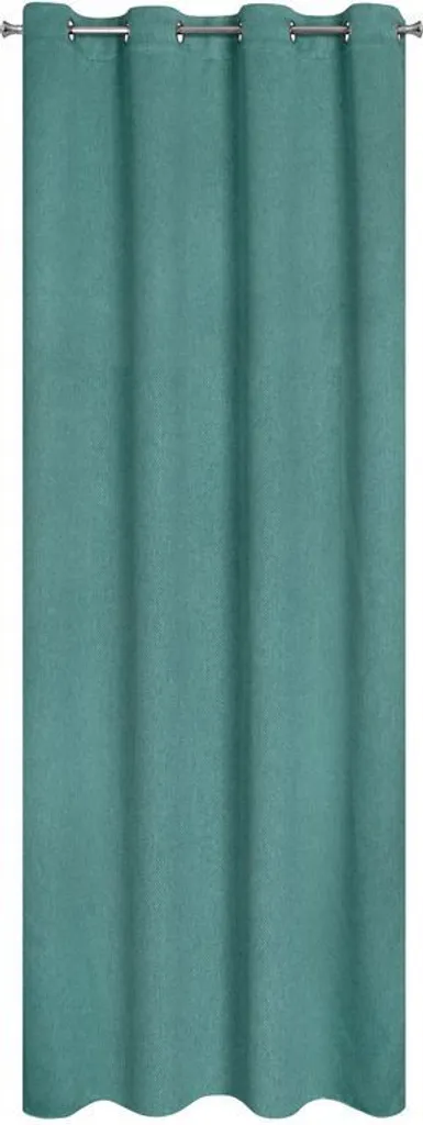 Améliorez votre décoration avec le rideau turquoise Amaro 140x250 boucles