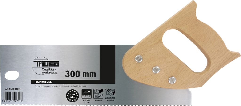 TRIUSO Rückensäge (300 mm) - RS301HG