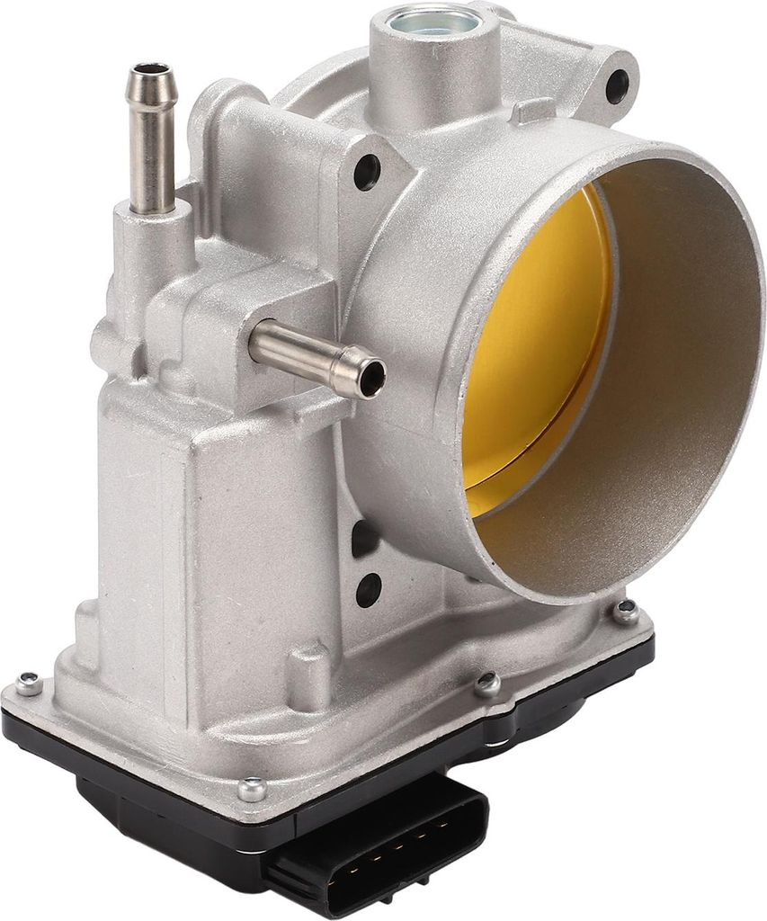 Drosselklappenbaugruppe, 77mm Drosselklappenaktuator Nr. 220300F010/220300S010 für Toyota 4Runner 05-09, für Land Cruiser Aluminiumlegierung Schw...