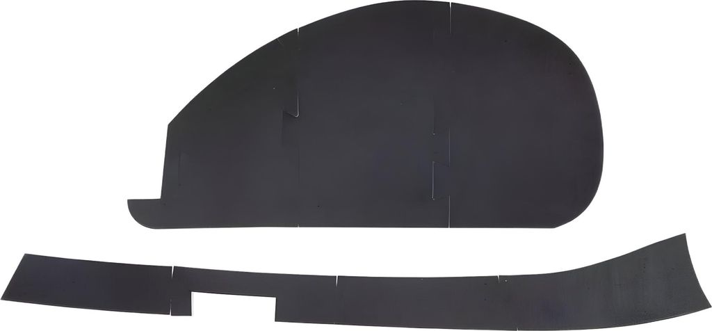 Dämmung Seitenhaube SIP Performance 10mm schwarz für Vespa PX80-200, PE, Lusso, T5
