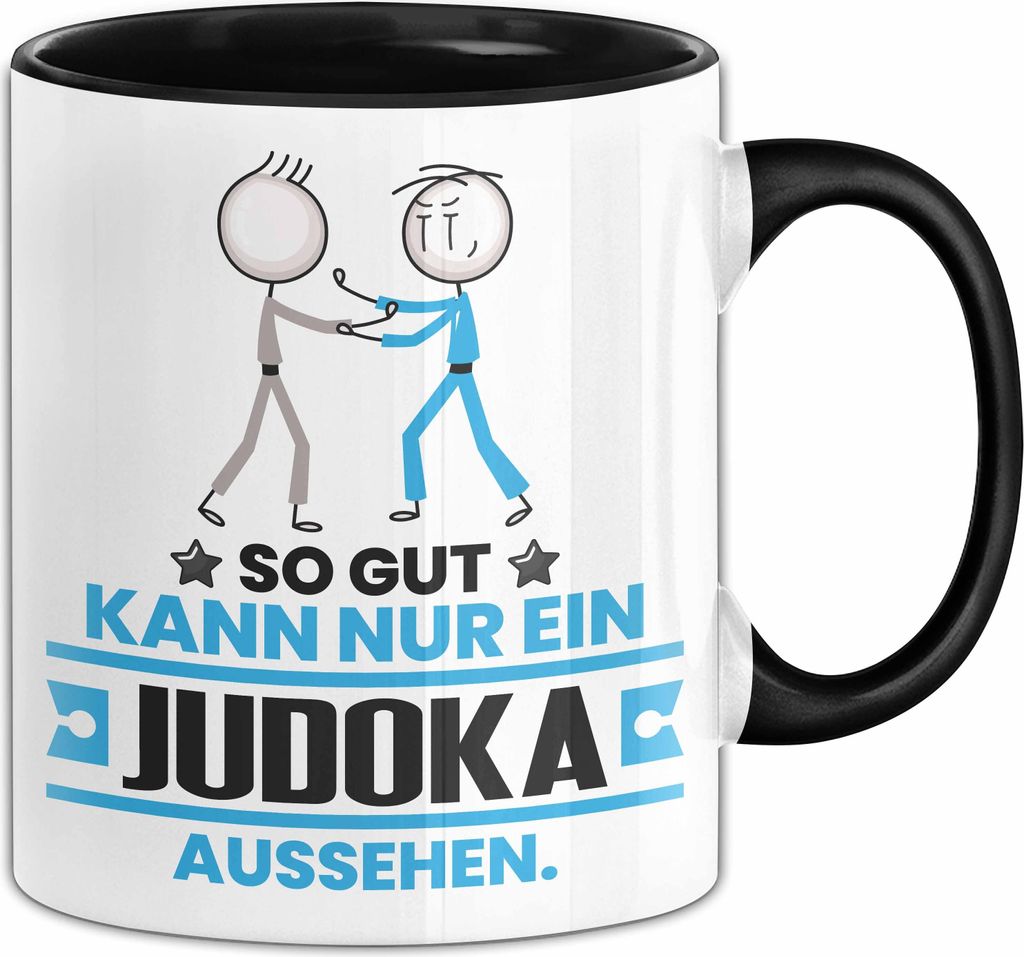 Judoka Geschenk Tasse So Gut Kann Nur Ein Judoka Aussehen Geschenkidee Kaffee-Becher (Schwarz)
