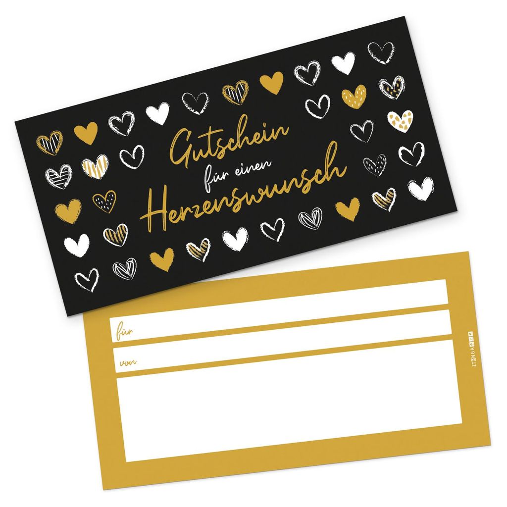 itenga Geschenkgutschein Herzenswunsch - Gutschein zum Produktbild 