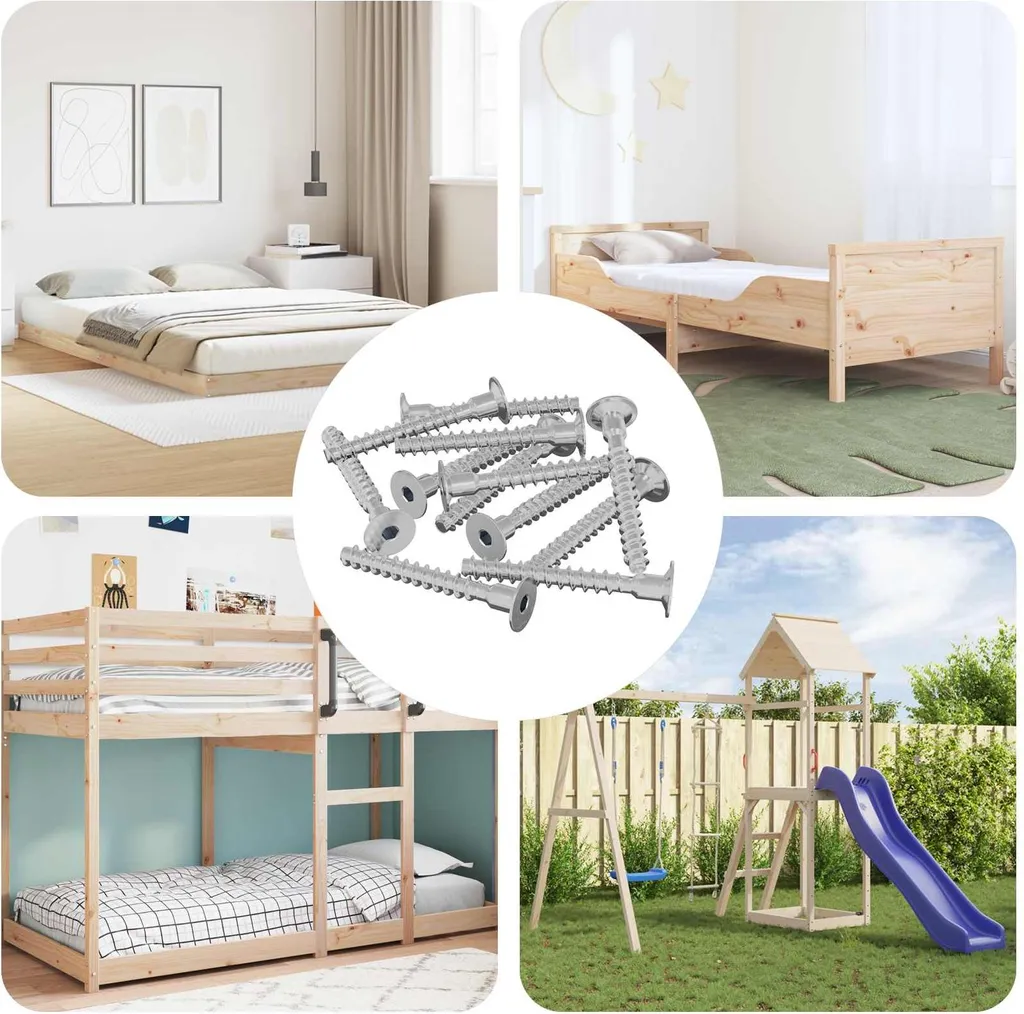 Évitez la Rouille avec les Vis Zinguées vidaXL 5x40 mm en Fer - 5143 pcs