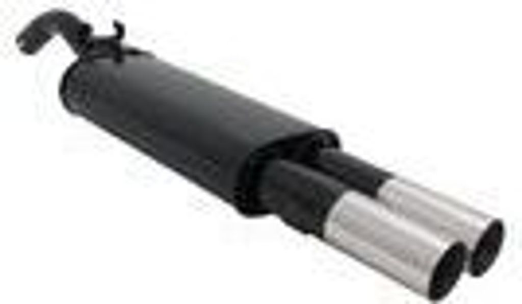 Novus Sportendschalldämpfer für VW Golf II (19E) 2 x 76mm RL-Design