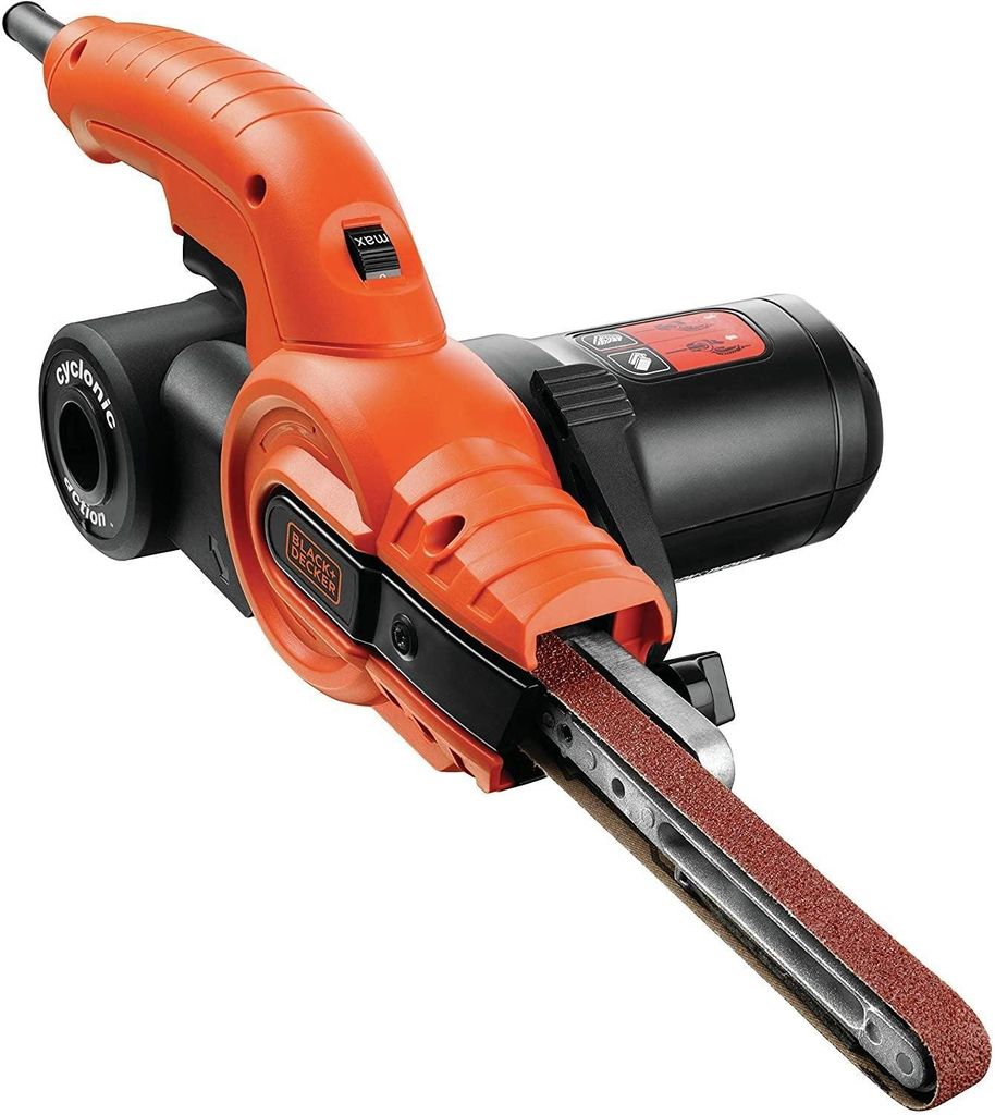 Szlifierka taśmowa 350 W z pojemnikiem na pył BLACK+DECKER Zdjęcie produktu 