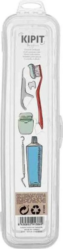 Étui Kipit 1 Transparent Résistant pour Hygiène Nomade - 48 Unités - 2
