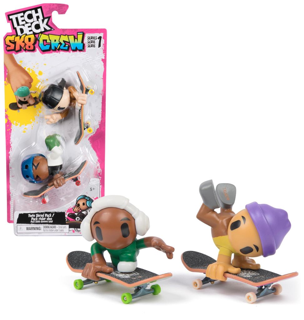 Tech Deck Sk8 Crew, 2er-Set: 2 Fingerboards jeweils mit Produktbild 
