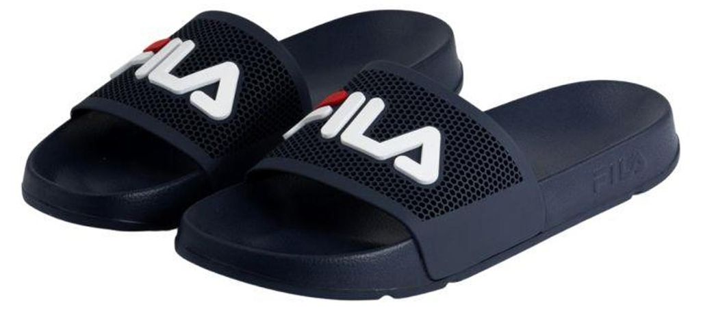 Fila - "Morro Bay Spiro" Badesandale für Herren PP7486 (43 EU) (Dunkles Marineblau)