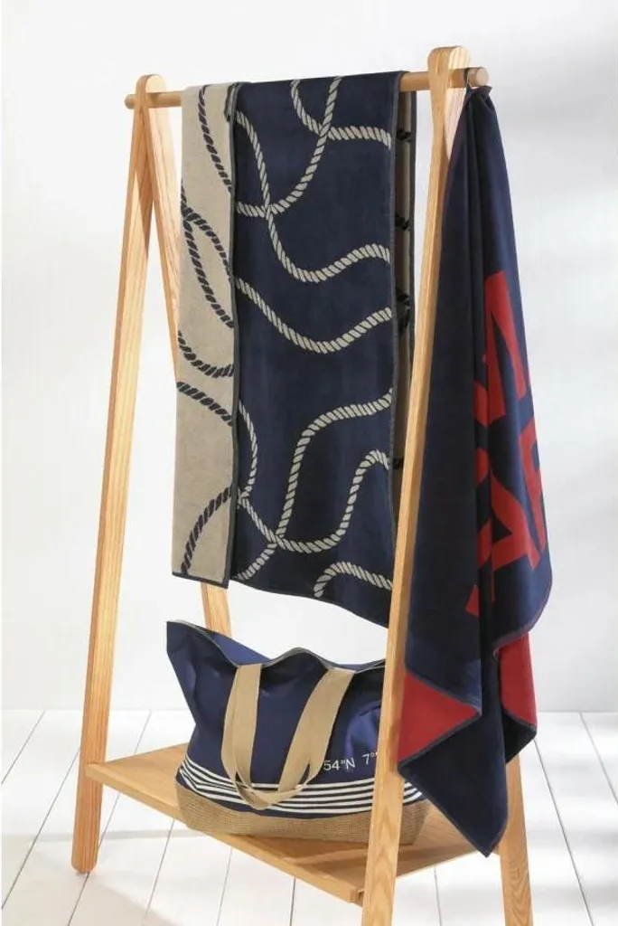 Cawö Borsa Spiaggia Canvas 55710 Navy 40x55 | Qualità Tedesca - 2