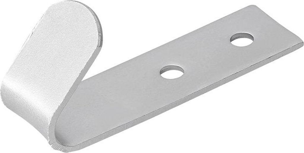 Anschraubhaken Metall 72 x 21 x 2 mm