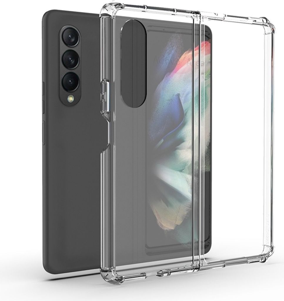 Für Samsung Galaxy Z Fold4 5G Design Hart Cover Handy Tasche Hülle Etuis Transpa
