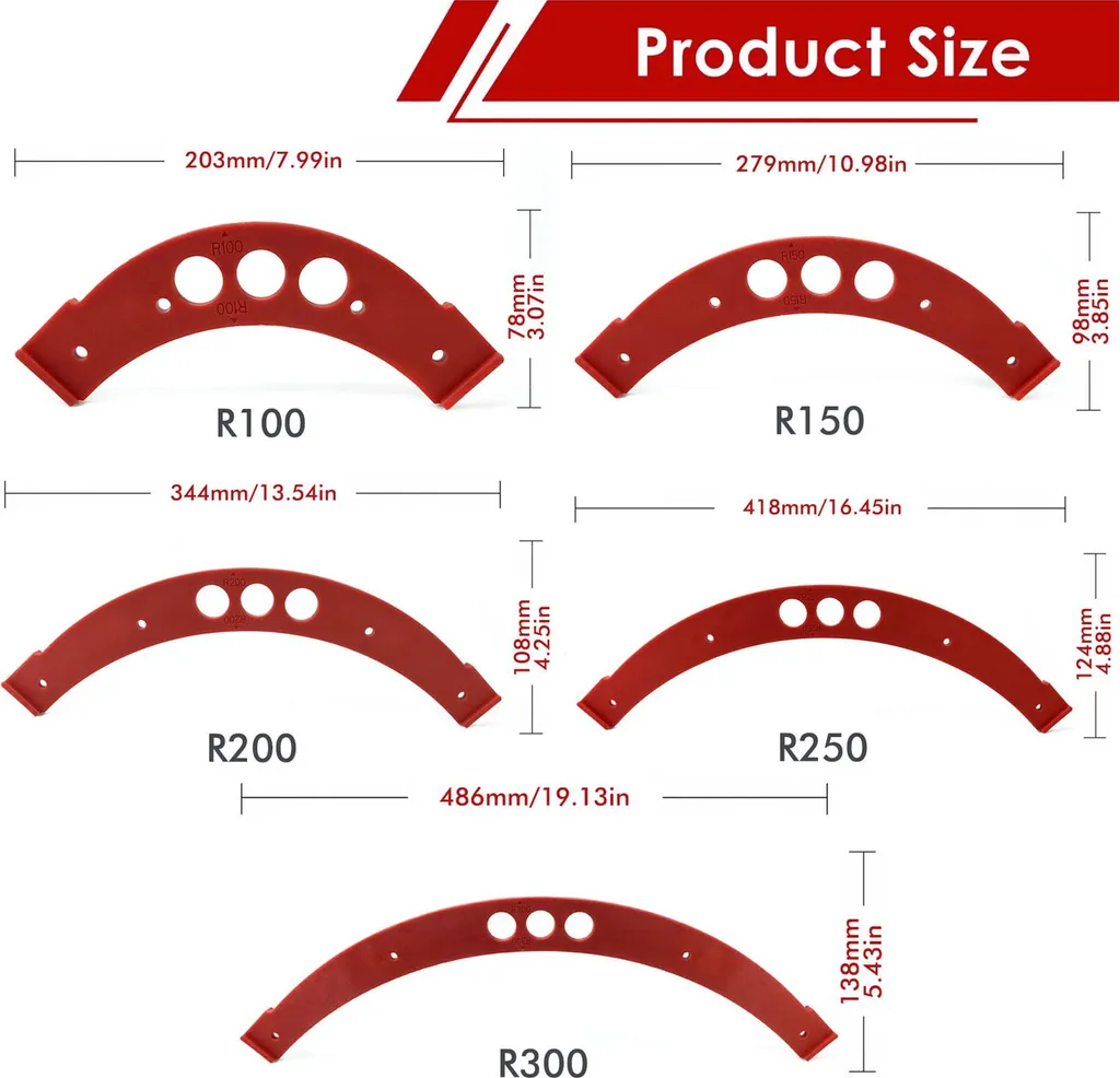 Gabarit à rayons R100-R300 : la solution pour des angles bois parfaits - 19