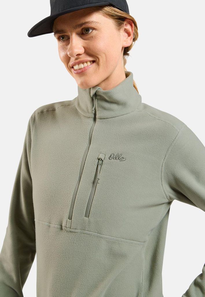 The Essentials Classic Fleece Half-zip Multisport Mid Layer shadow (10876) L