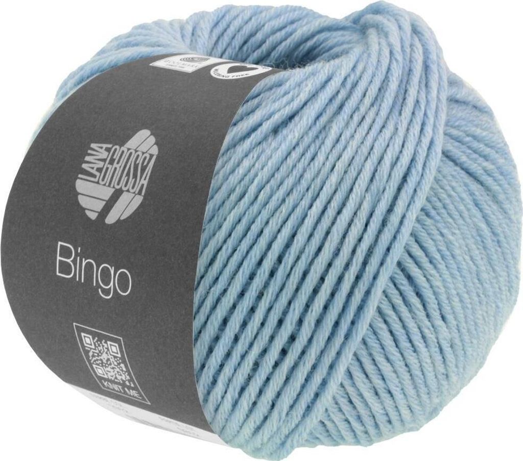 Lana Grossa - Bingo Melange 1019 hellblau meliert Produktbild 