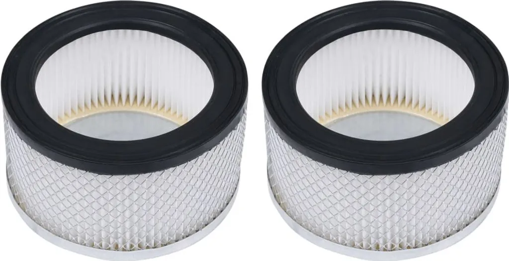 Filtres HEPA Anti-Colmatage pour Aspirateur à Cendres - 2 Pcs Lavables