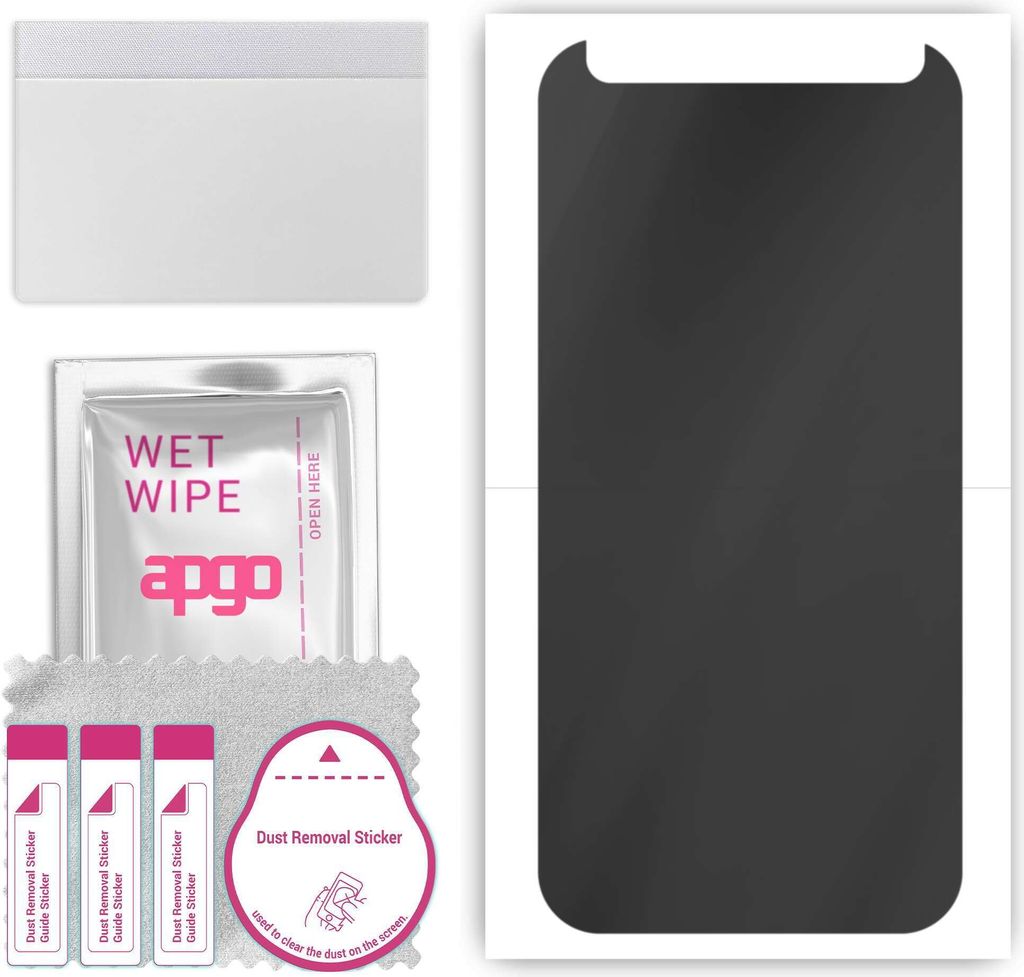 apgo Hydrogel Blickschutzfolie, Matt, kompatibel mit LG G5 SE, Privacy Displayschutzfolie, Schutzfolie mit Positionierhilfe, Anti-Spy, kratzfest, e...