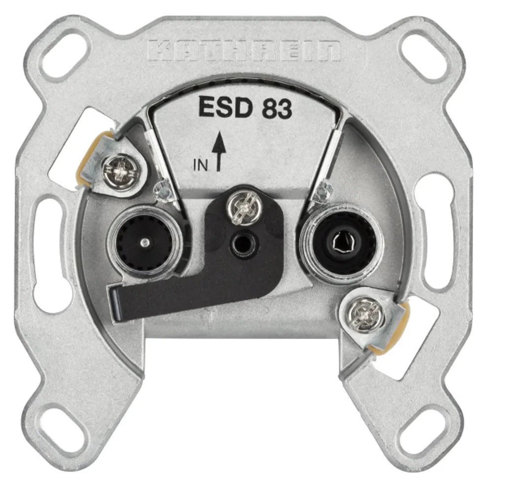 KATHREIN ESD 83 Prise individuelle large bande 2 trous IEC Blindée