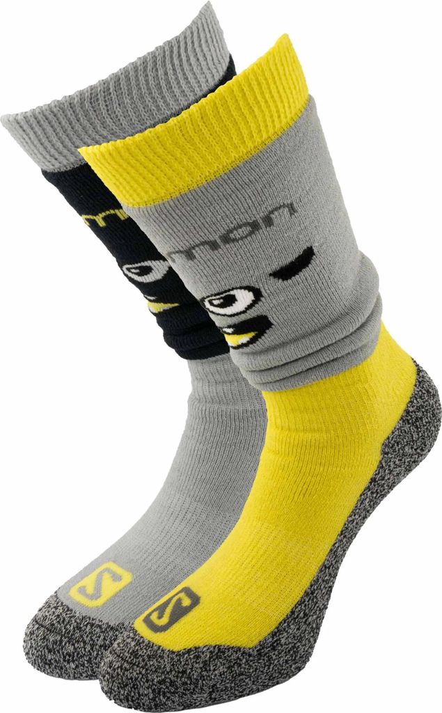 Salomon Jr Diablo M 2er-Pack Grau/Gelb 35-38 Produktbild 