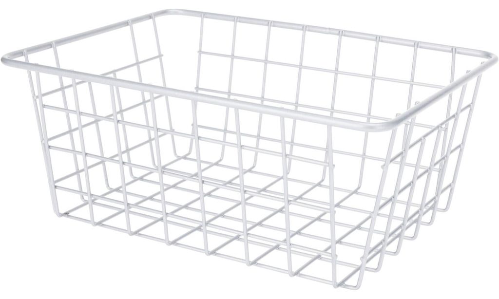 H&S dekorácie kovový kôš svetlosivý Obrázok produktu 