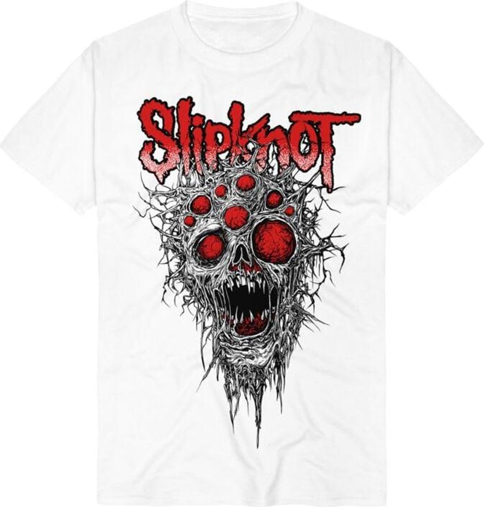 Slipknot T-Shirt Herren 9 Eye Monster weiß XXL