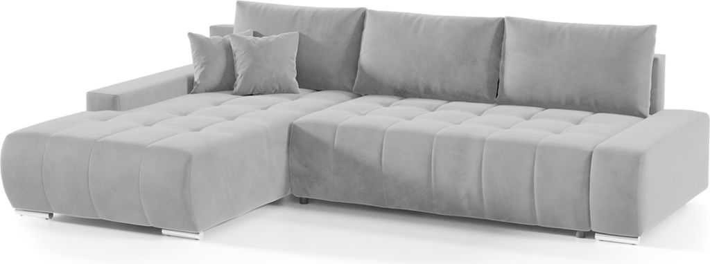 FEDVE Ecksofa Eckcouch DHAKA L Form Sofa mit Schlaffunktion Produktbild 