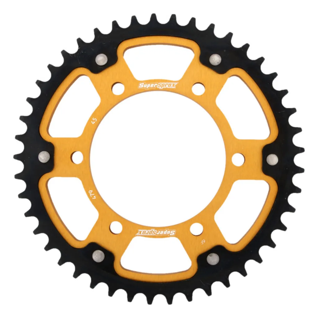 Couronne Supersprox Stealth 45 Dents 530 - Finie l'Usure Rapide des Dents Or