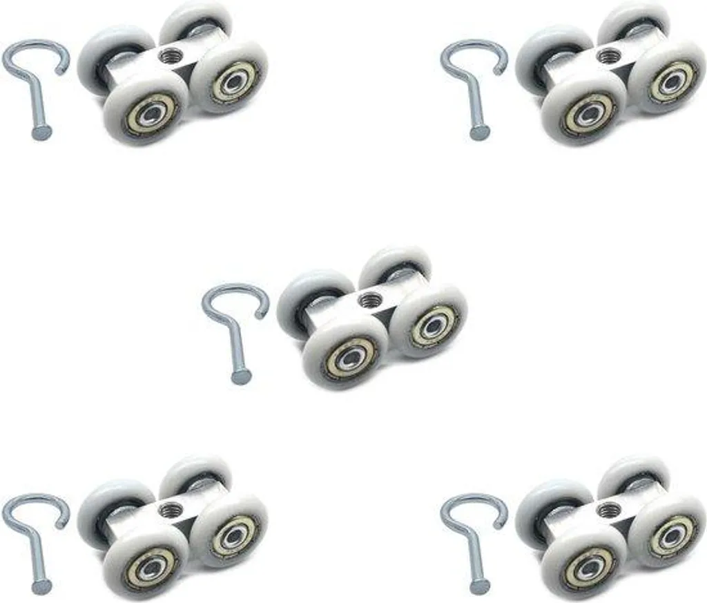 Roulettes pour portes coulissantes lot de 5 galets de guidage en nylon