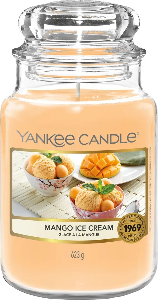 Yankee Candle Mango Ice Cream 623g - Offerta Candela Grande - 3