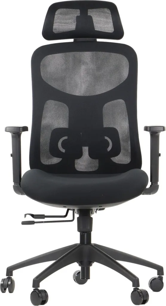 Chaise de bureau ergonomique ARDEN pivotante avec support lombaire réglable