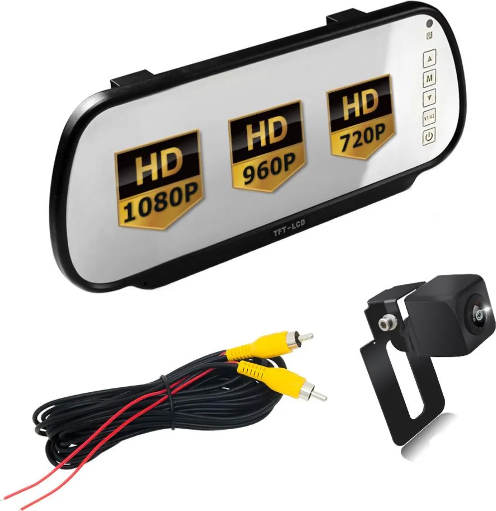 Éliminez les Angles Morts avec ce Kit Miroir 7 AHD et Caméra Blindée HD