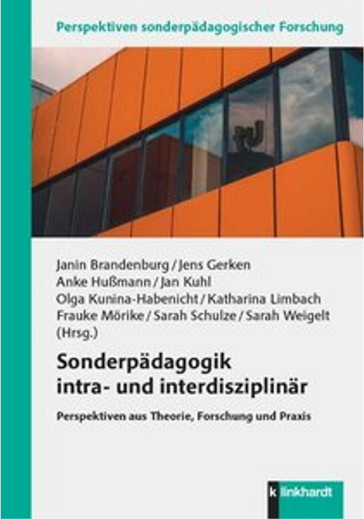 Sonderpädagogik intra- und interdisziplinär