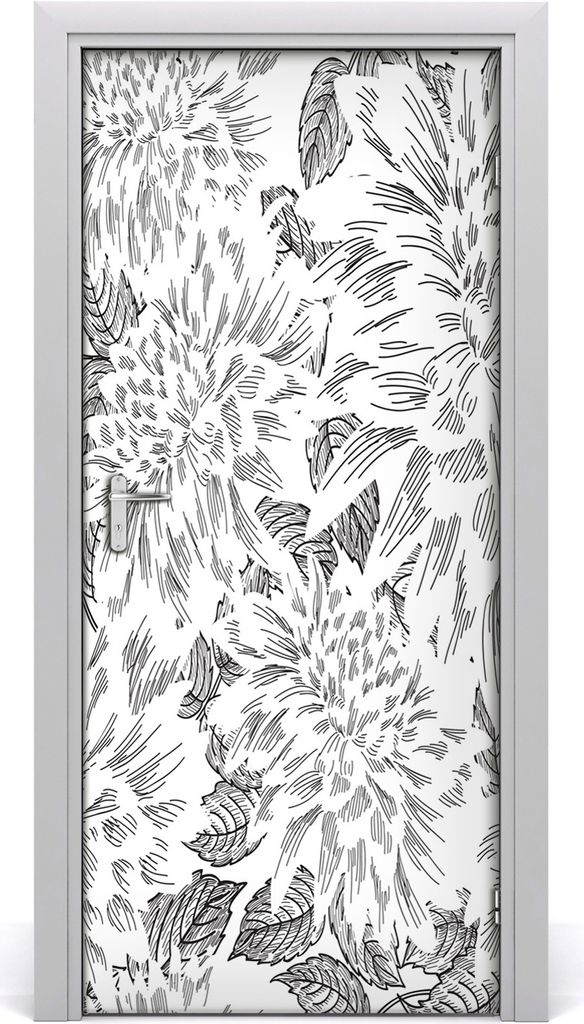 Tulup Türaufkleber 95x205 cm Dekorative Aufkleber Selbstklebend Wasserdichte Tapete Abnehmbar Schlafzimmer Wohnzimmer Wohnkultur - Furnier Klebsto...