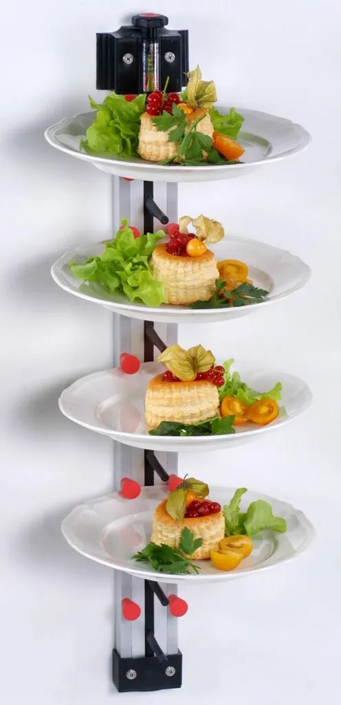 Porte-assiettes mural Plate-Mate WM-9 SARO - Équipement CHR professionnel