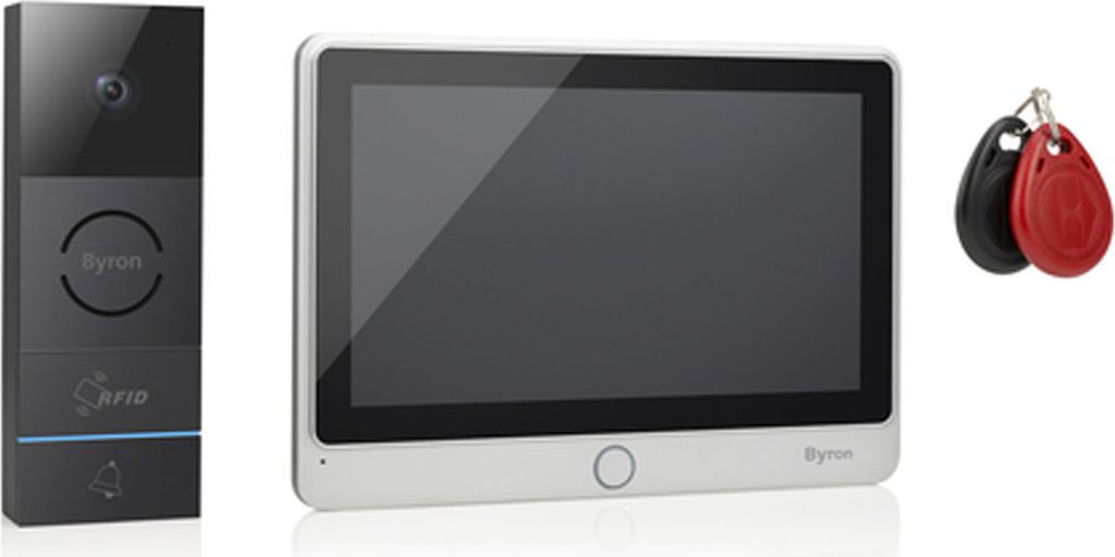 Visiophone filaire avec lecteur de badge RFID Image du produit 