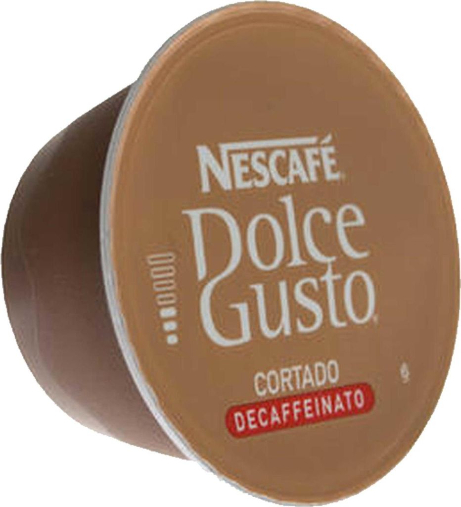Kaffeekapseln NESCAFE Dolce Gusto Cortado Espresso Macchiato entkoffeiniert 16 Getrnke