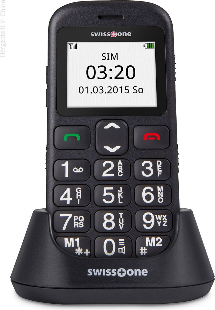 mobilný telefón swisstone BBM 320C s veľkým tlačidlom Obrázok produktu