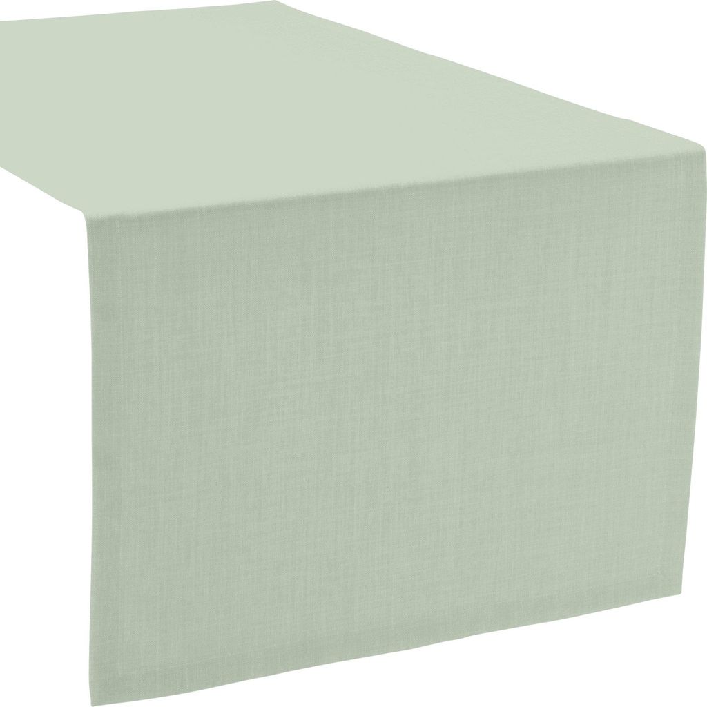 Sander Tischläufer Loft - verschiedene Farben und Größen 50 x 140 cm 78 - fog green