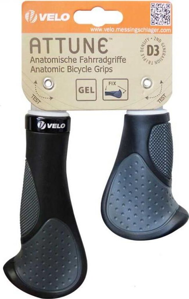 Velo Fahrradgriffe Drei-Komponenten-Griffe, ergonomisch Produktbild 3