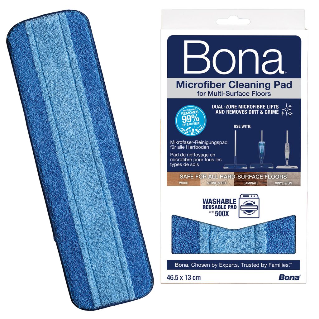 Bona Mikrofaser Reinigungs-Pad mit Zwei-Zonen-Design, Produktbild 