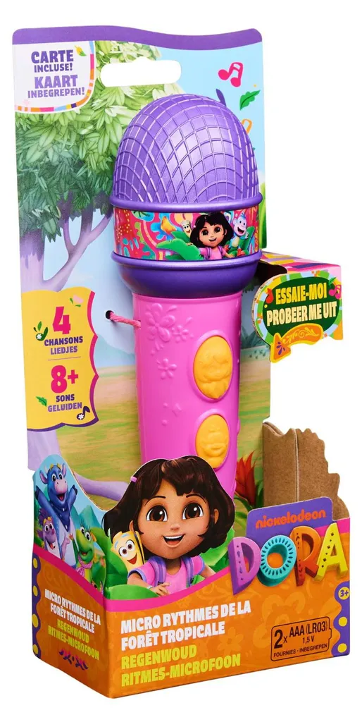 Microphone pour enfant Dora l'Exploratrice idéal pour chanter et jouer