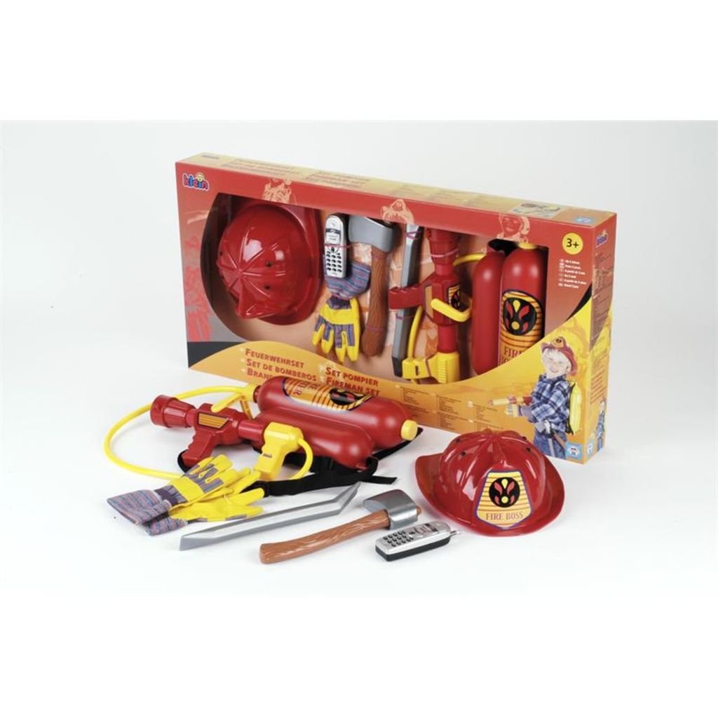 Theo Klein 8936 Großes Feuerwehr Set 6-teilig Produktbild 