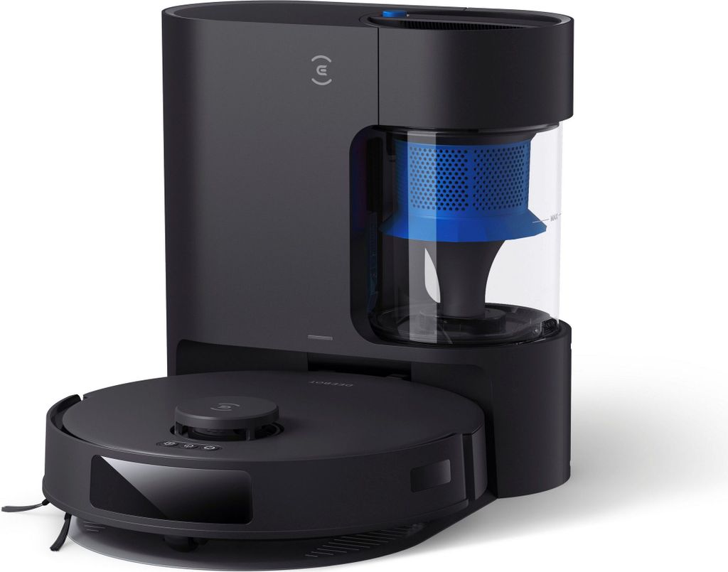 ECOVACS DEEBOT N20 PRO PLUS Schwarz Saug-Wisch-Roboter mit Absaugstation