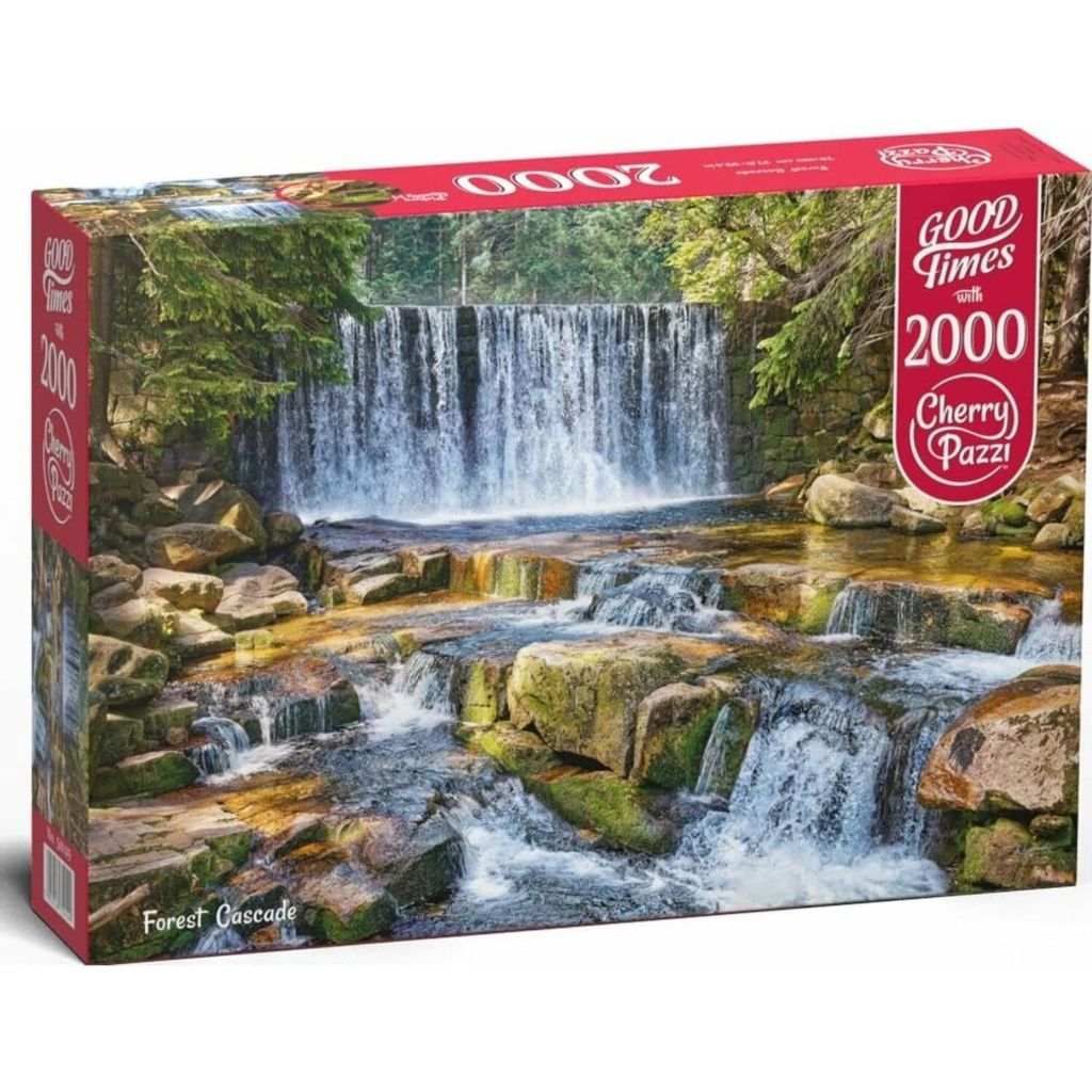 CHERRY PAZZI Puzzle Waldkaskade 2000 Teile Produktbild 